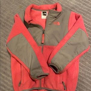4T North Face Pink/ Gray Fleece
